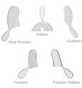 MARK3 Premium Bite Registration Trays 50/bx Sideless Posterior