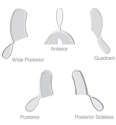 MARK3 Premium Bite Registration Trays 35/bx Quadrant